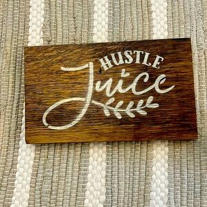 Hand Crafted Oak Sign
